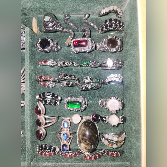 BMJ Bloodmilk EPJ Evil Pawn Jewelry Vintage Sterling Rings - Picture 3 of 5